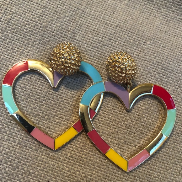 Pride Heart Earrings - Picture 1 of 3